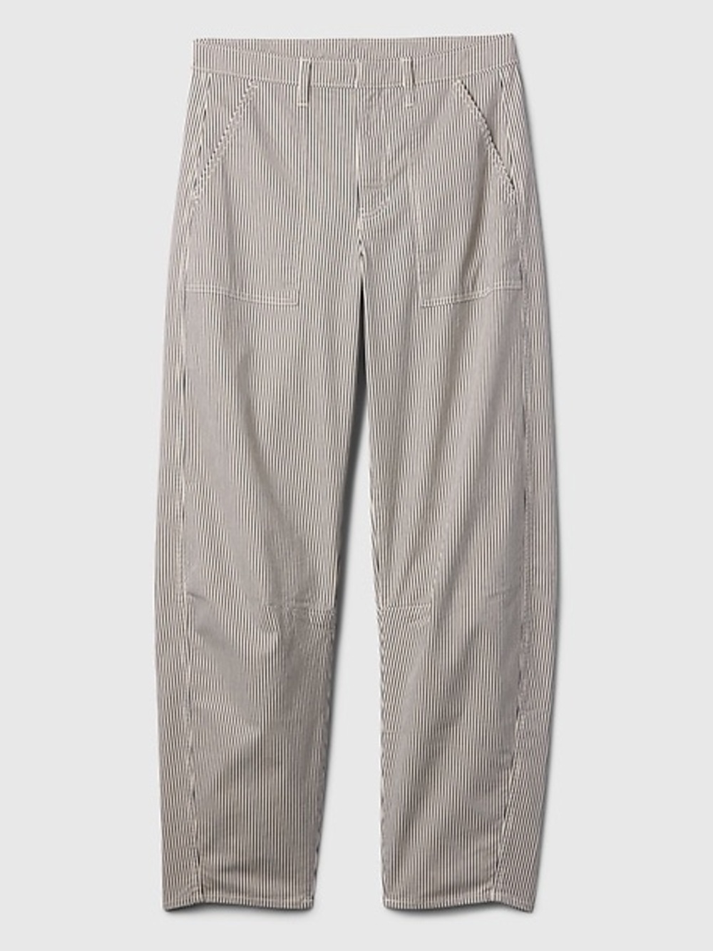GAP Khaki Stripe Barrel pants